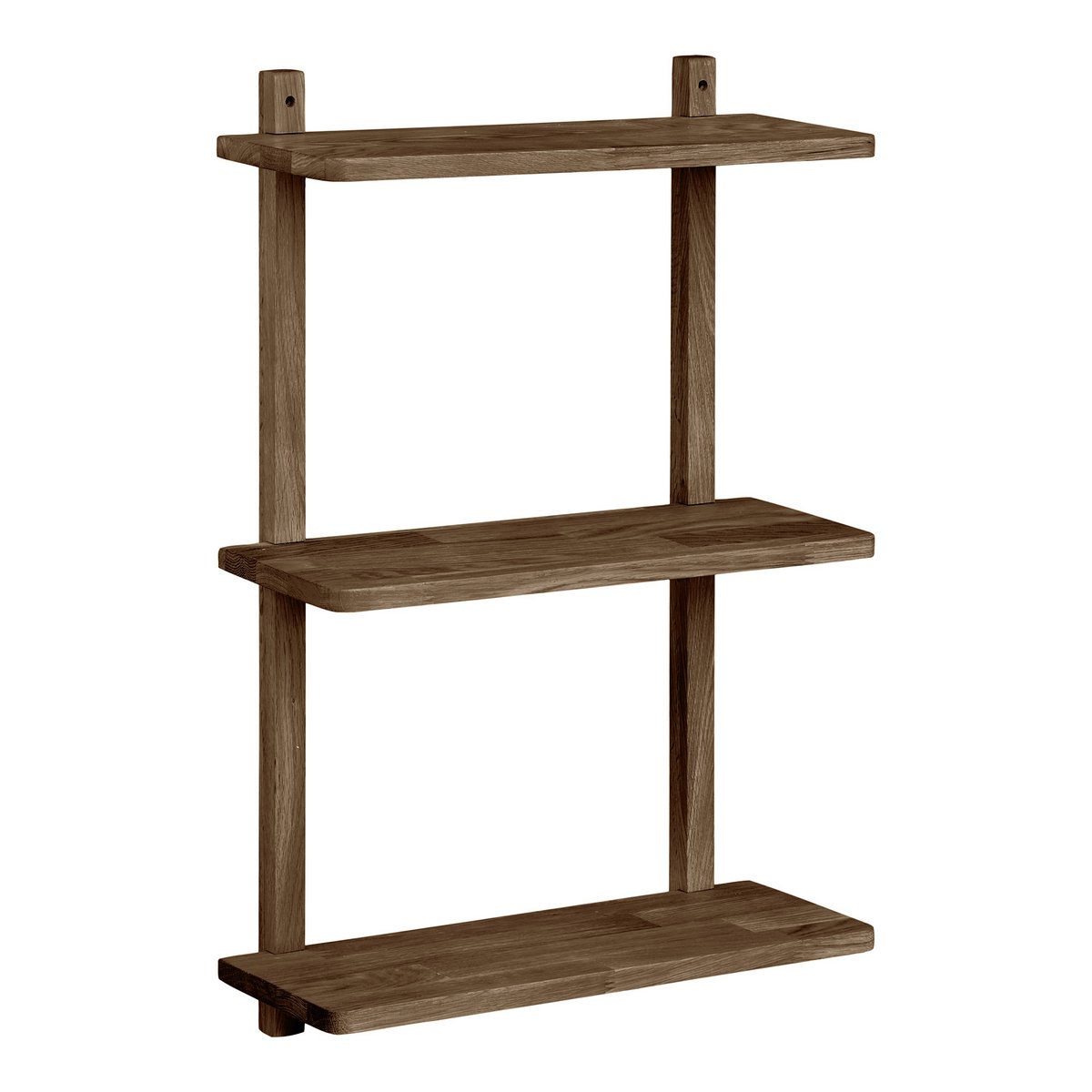 Étagère murale Townsville chêne marron foncé – 50 × 20 × 75 cm