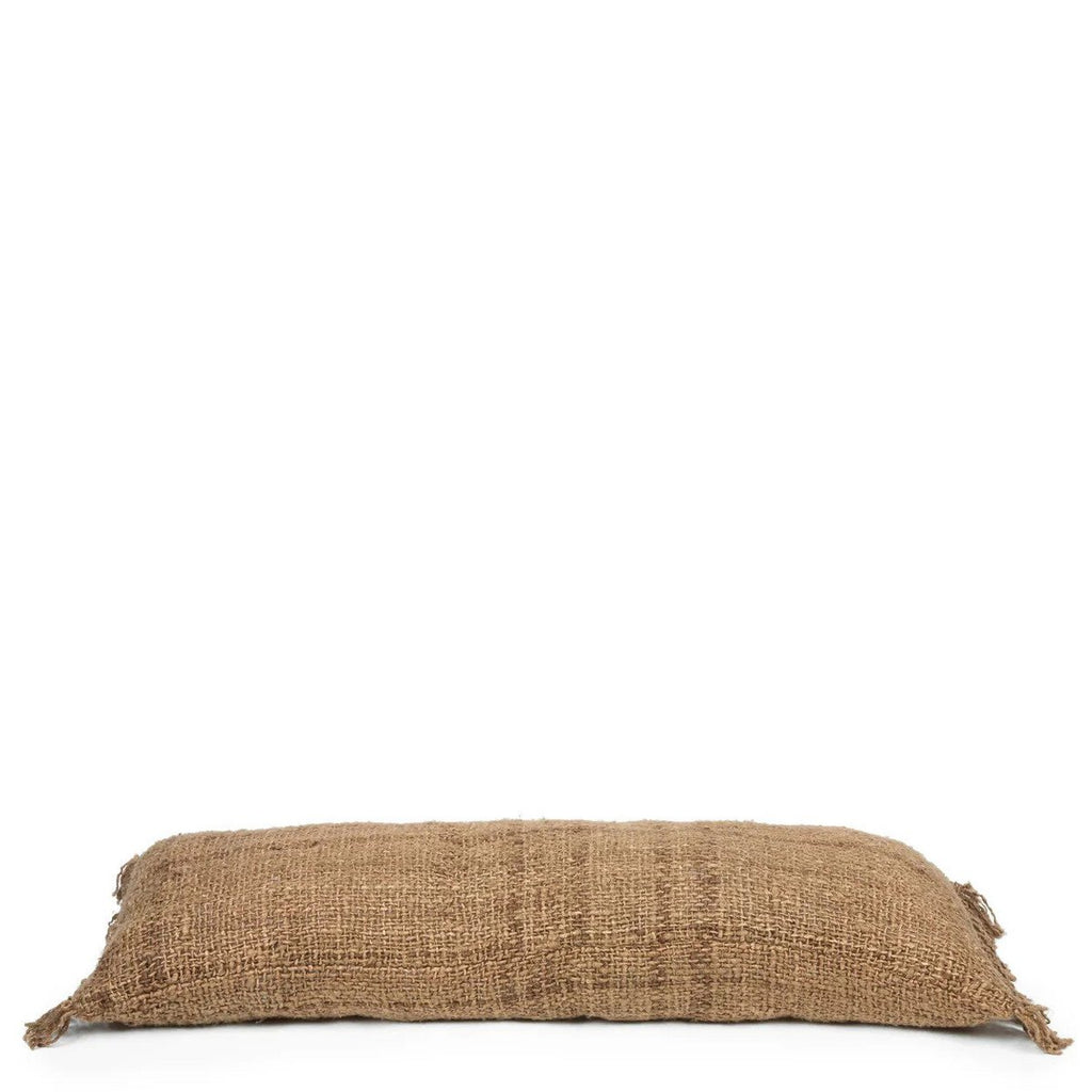 Housse de coussin traversin en coton Oh My Gee – Marron – 35×100cm | Bazar Bizar