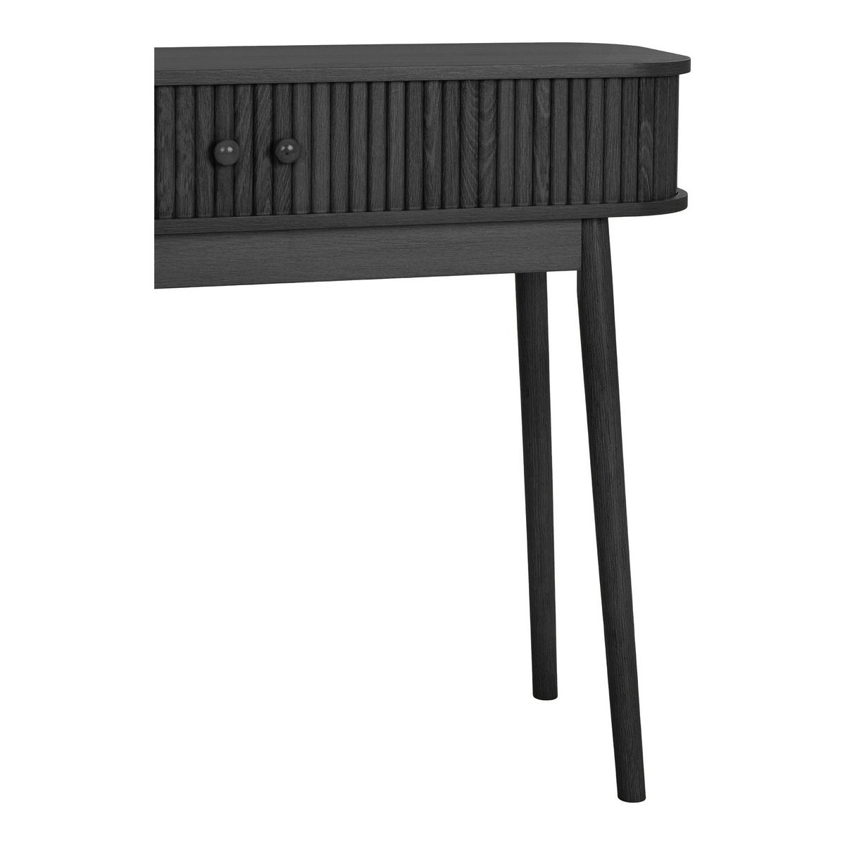 Console Nikko noire – 2 portes – 100 × 30 × 80 cm