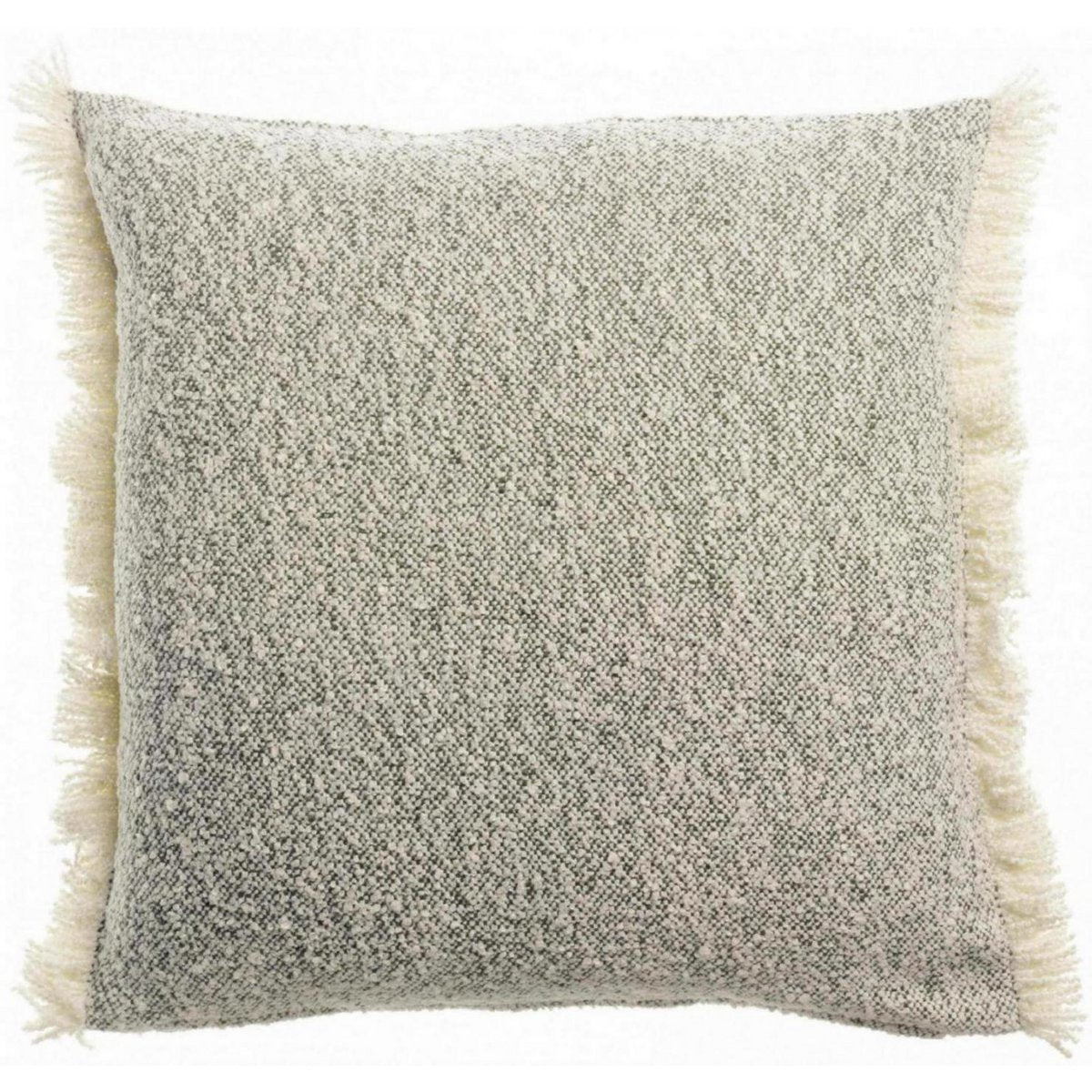 Coussin Chiné Jane Olive – 45 x 45 cm