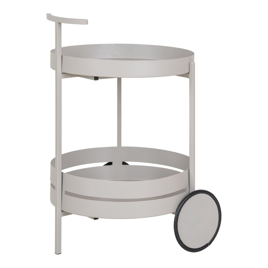 Chariot de Bar Beja - Acier Gris, 40x49,5x61 cm