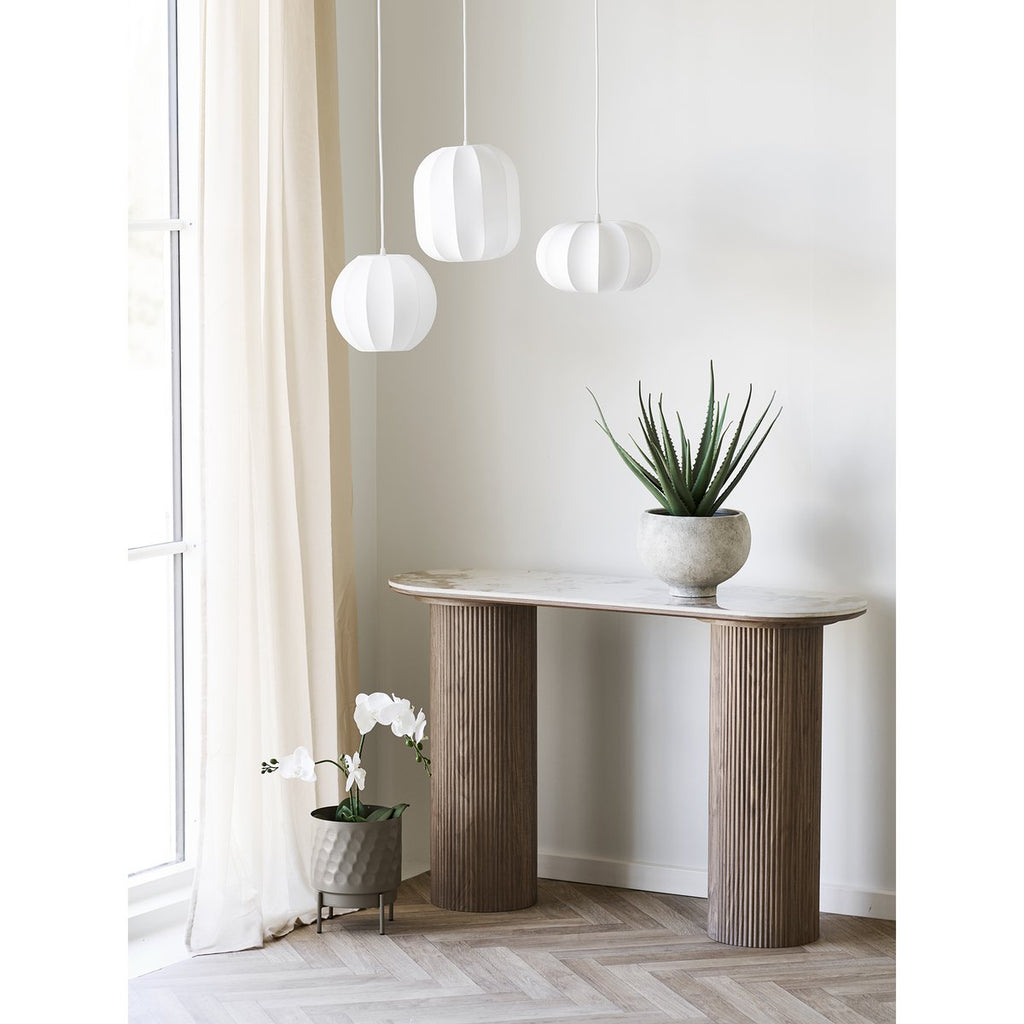 Suspension Coventry blanche Ø 28 cm