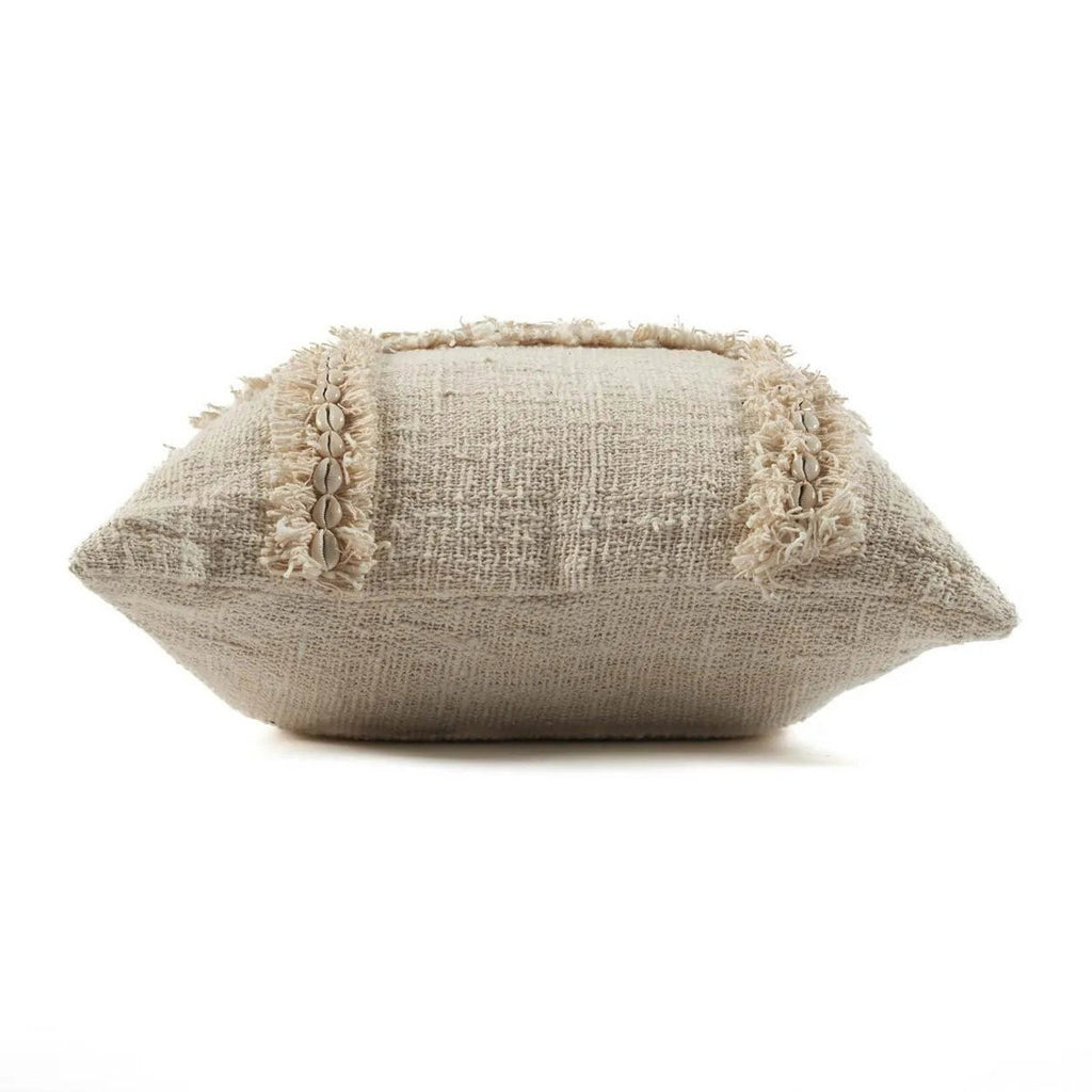 Housse de coussin en coton Nomade – Naturel – 50×50cm | Bazar Bizar