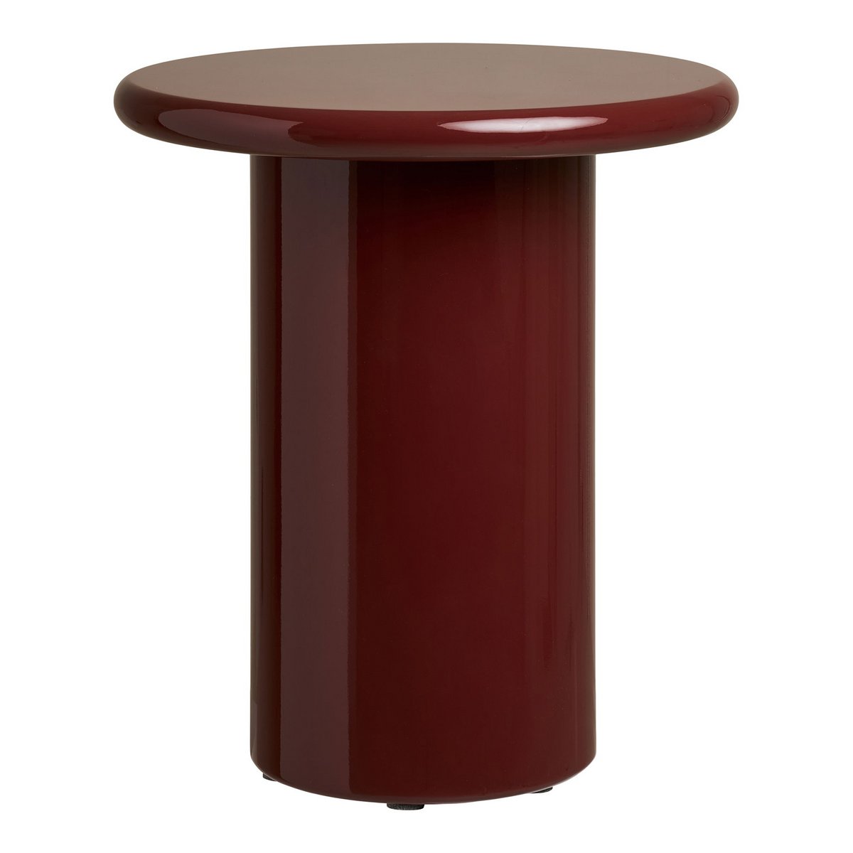Table d'Appoint Otago - Bordeaux, Ø45x50 cm