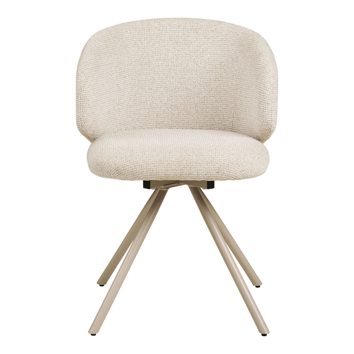 Chaise de salle à manger Fulham pivotante – Sable (lot de 2)