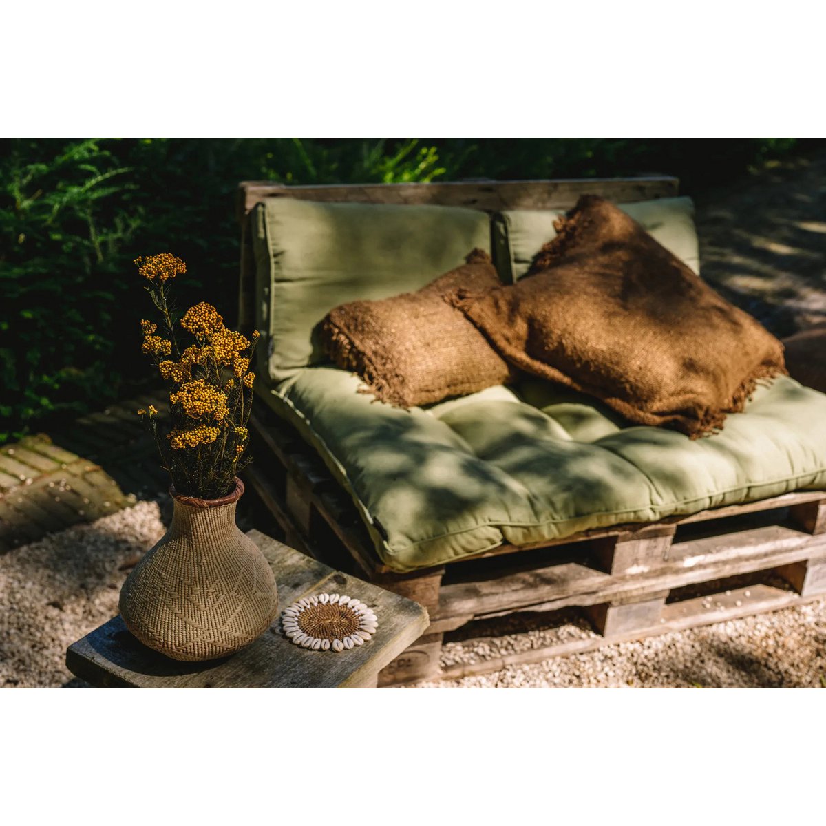 Housse de coussin en coton Oh My Gee – Marron – 30×50cm | Bazar Bizar