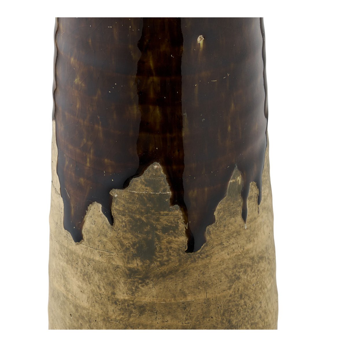 Vase en céramique – Marron élancé