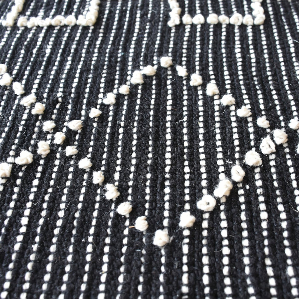 Tapis Gimie Charbon & Ivoire – 160 x 230 cm
