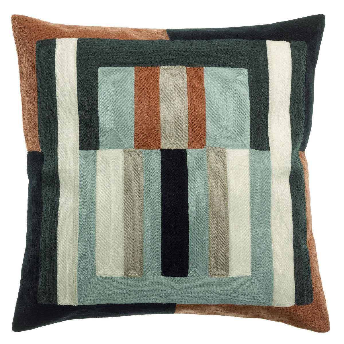 Coussin brodé Jason Ciel 45 x 45