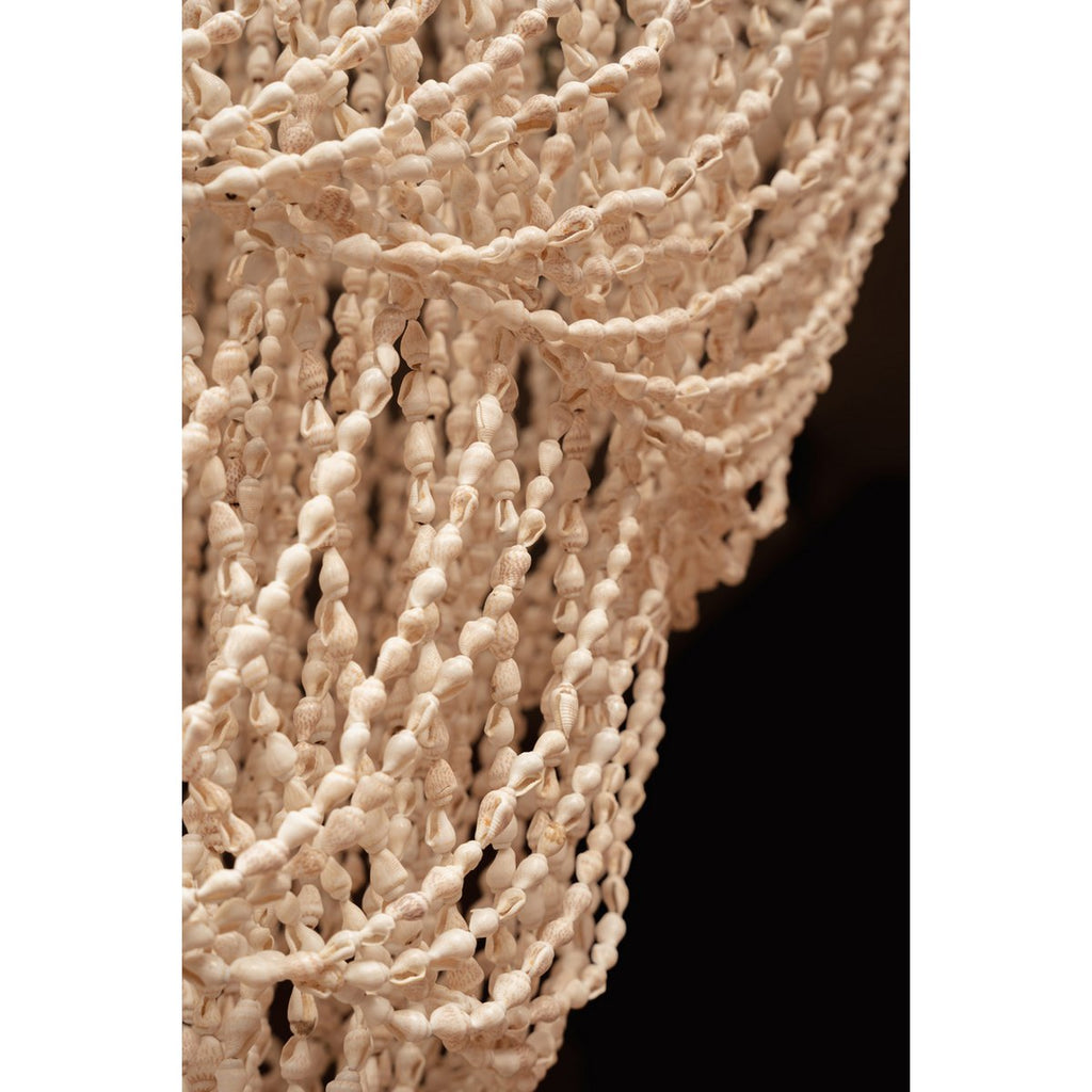 Lustre en coquillages Ocean Tower – Naturel – L | Bazar Bizar