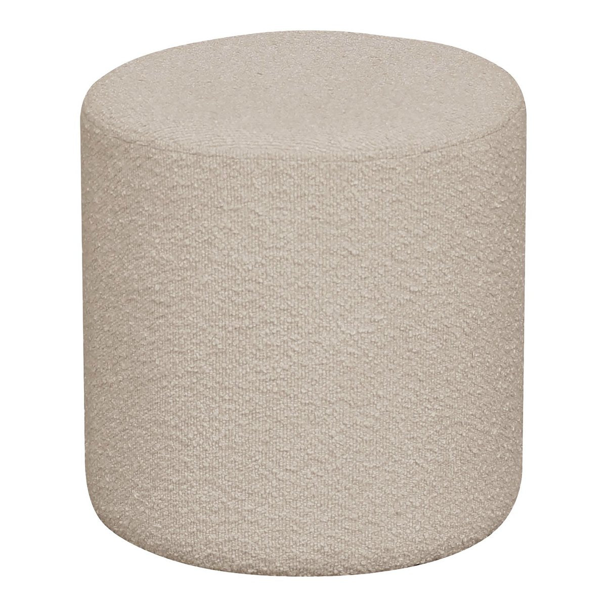 Pouf Ejby – Beige bouclé