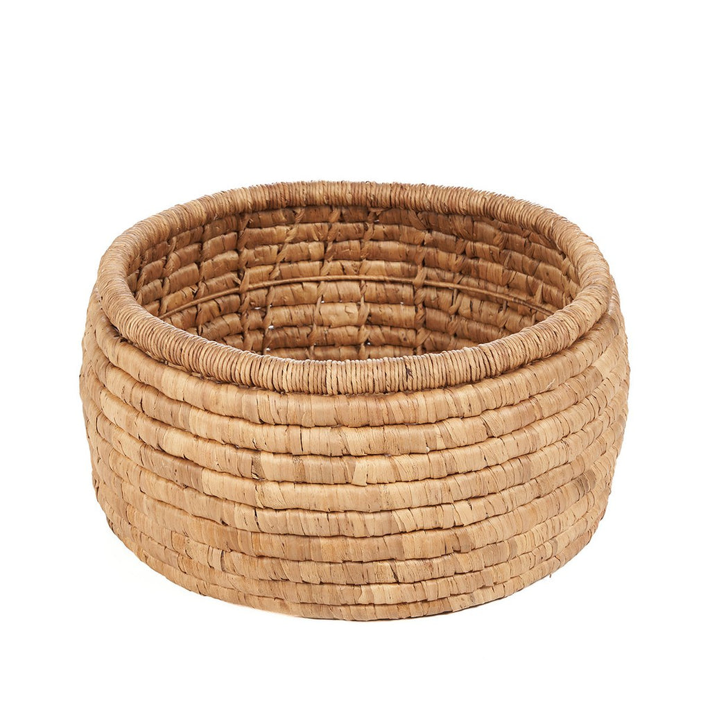 Panier de rangement en feuille de bananier Sarvatah – Naturel | Bazar Bizar