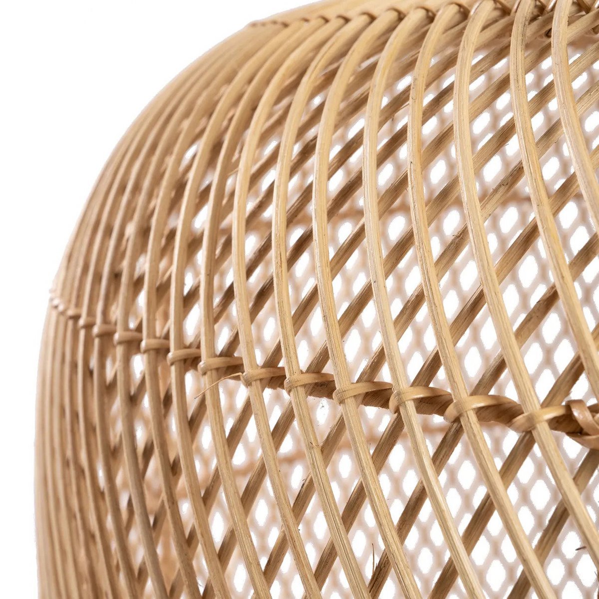 Suspension en rotin Batu Bolong – Naturel – M | Bazar Bizar
