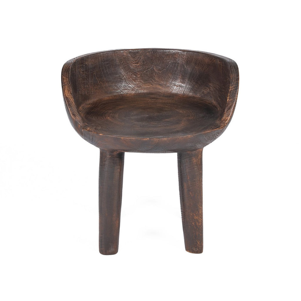 Chaise basse The Sit Happens – Noyer foncé | Bazar Bizar