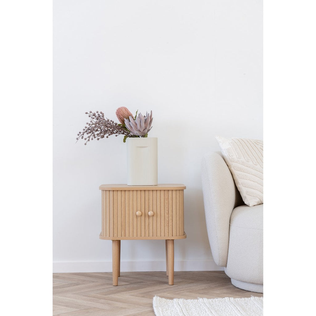 Table d'Appoint Nikko - MDF & Pin Naturel, 45x40x50,5 cm