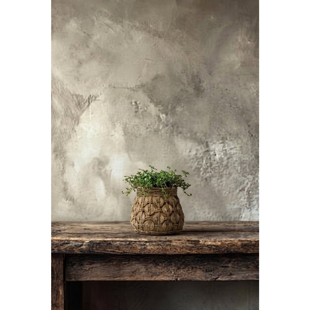 Jardinière en béton The Knot 18 cm