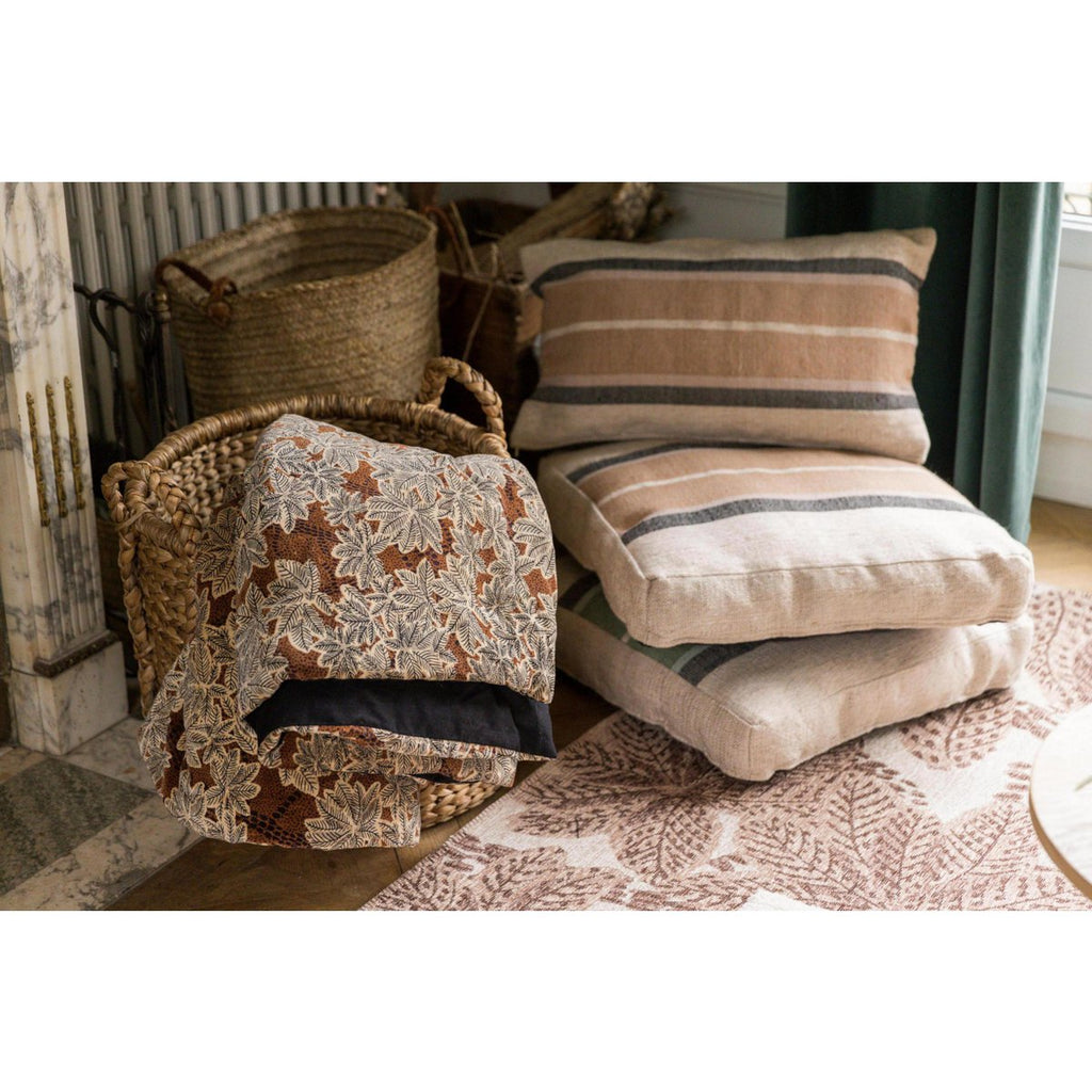 Coussin de sol Gatsby Sienne PET recyclé 55 × 55 × 10 cm