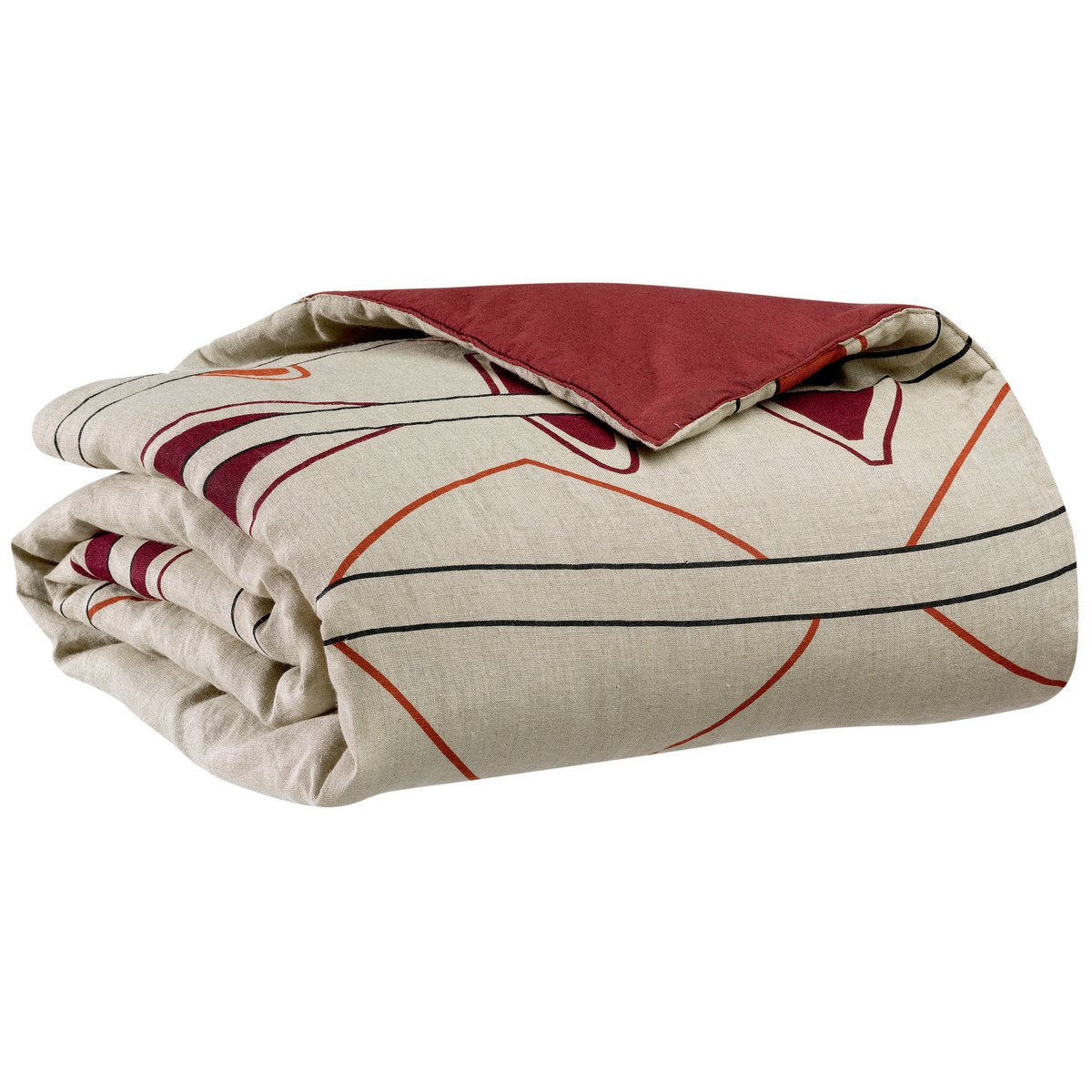 Édredon Zeff Mila Rubis 80x180 – Lin & Coton | Vivaraise