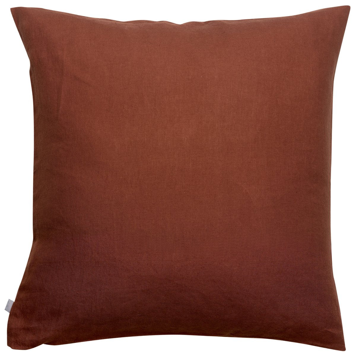 Taie d’oreiller Zeff Caramel en lin stonewashed 65 × 65 cm