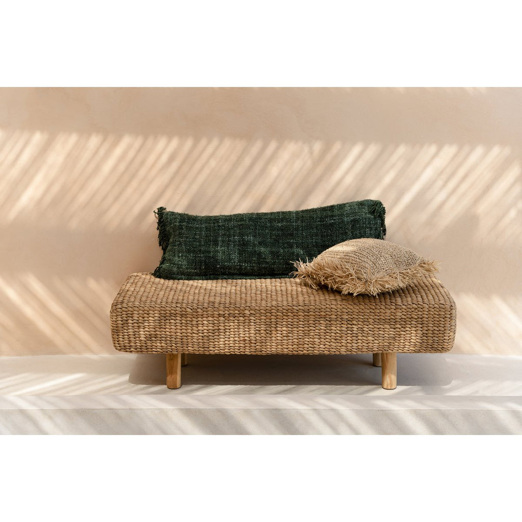 Housse de coussin Oh My Gee vert forêt 35 × 100 cm