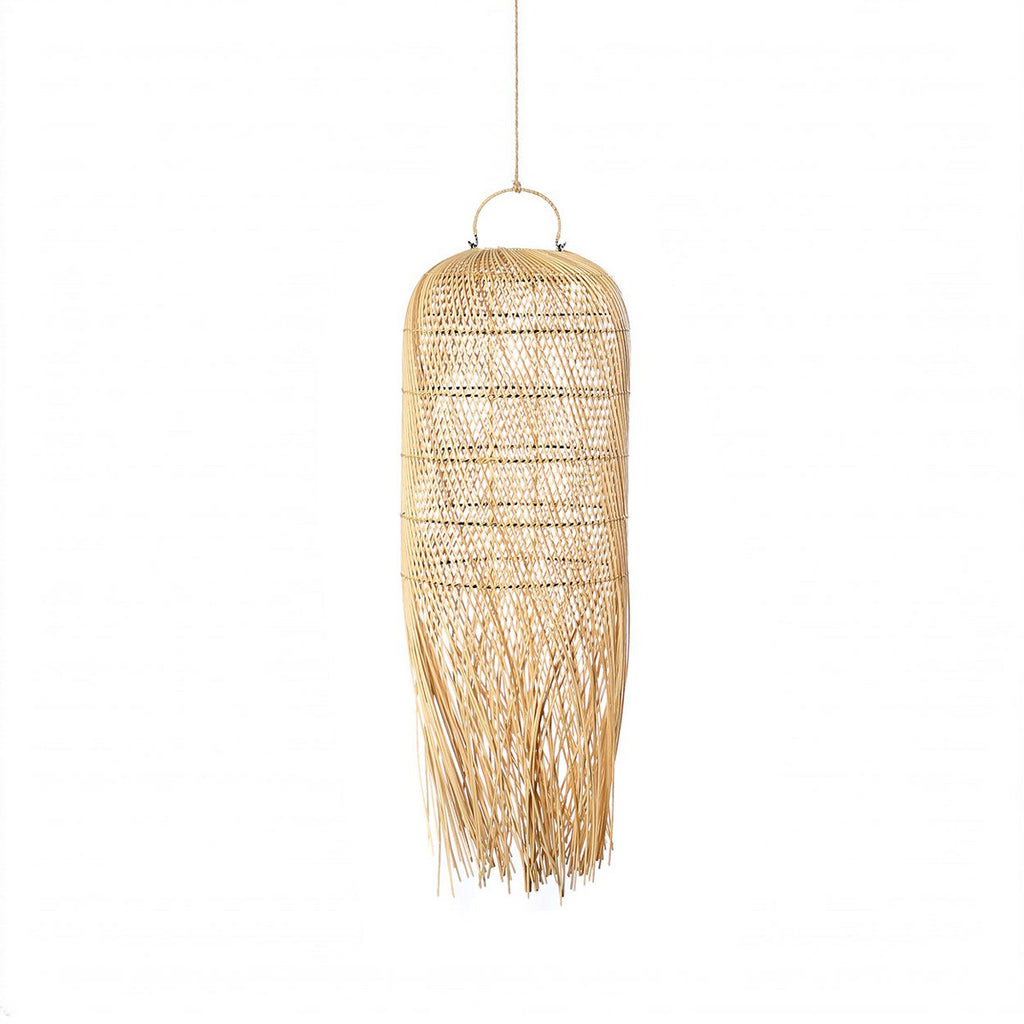 Suspension en rotin naturel Calmar – Naturel – M | Bazar Bizar