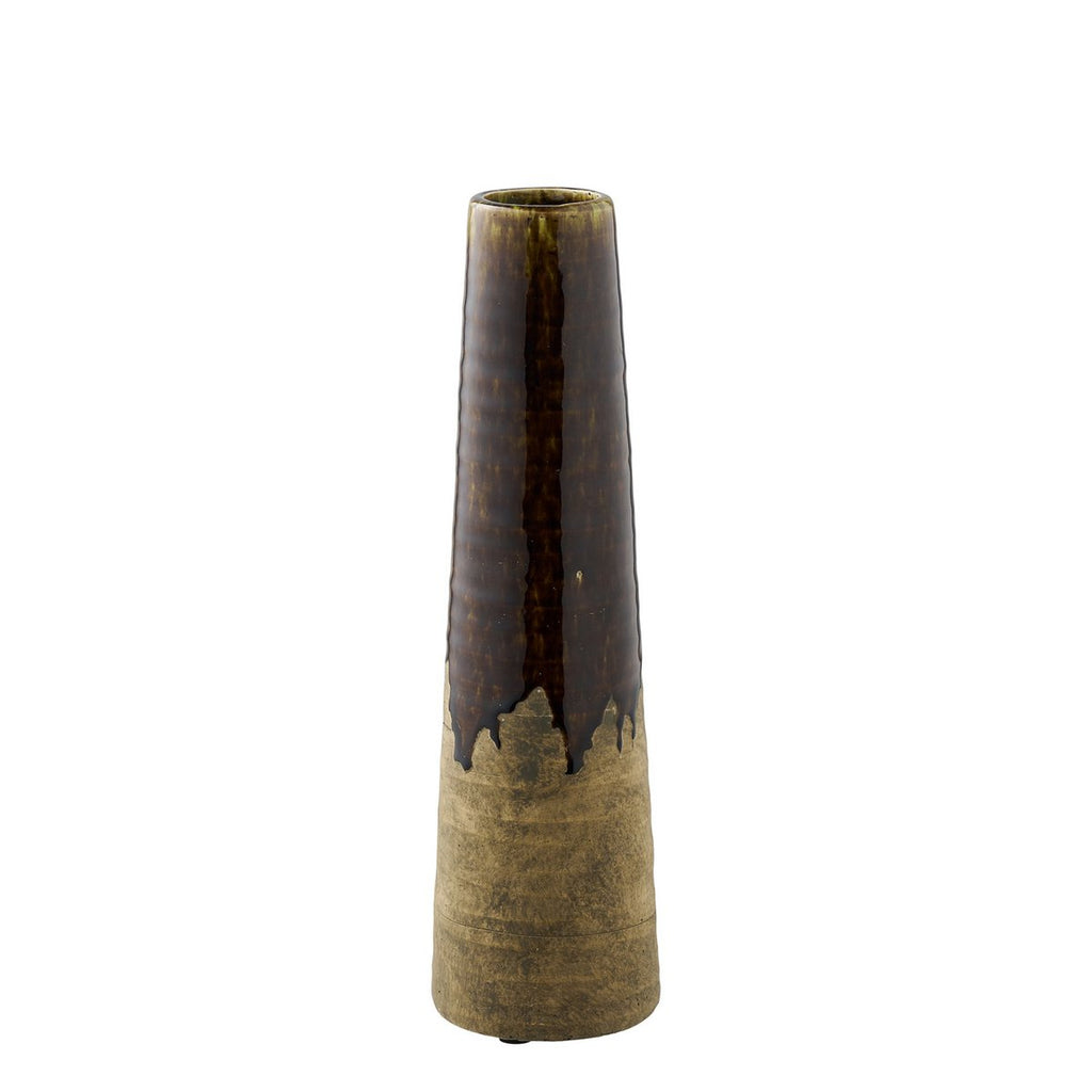 Vase en céramique – Marron élancé
