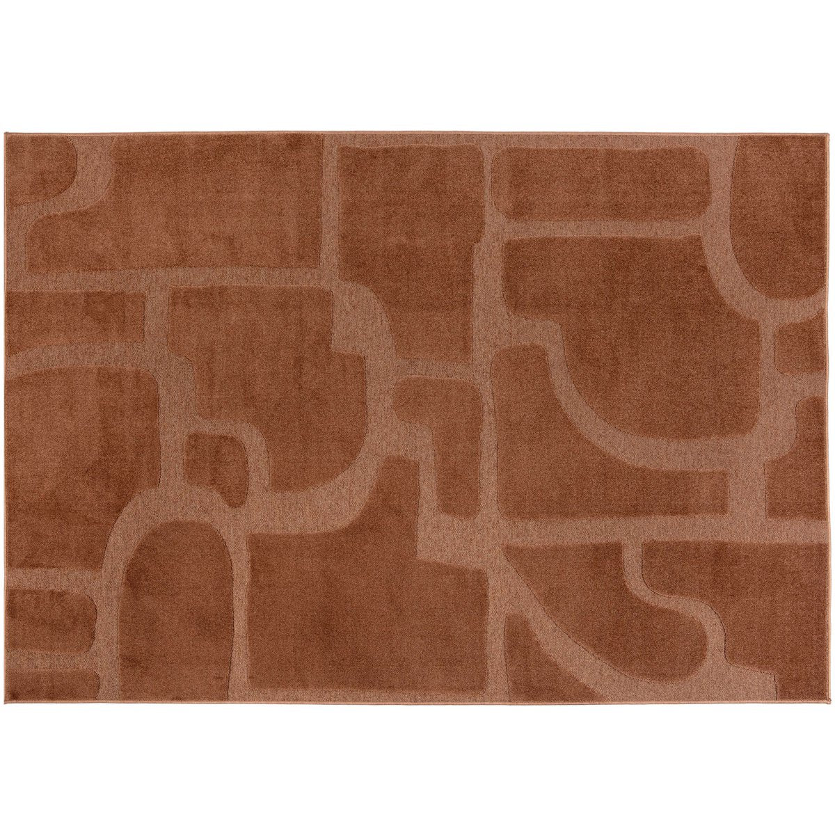 Tapis recyclé Marla Terracotta 200 x 290
