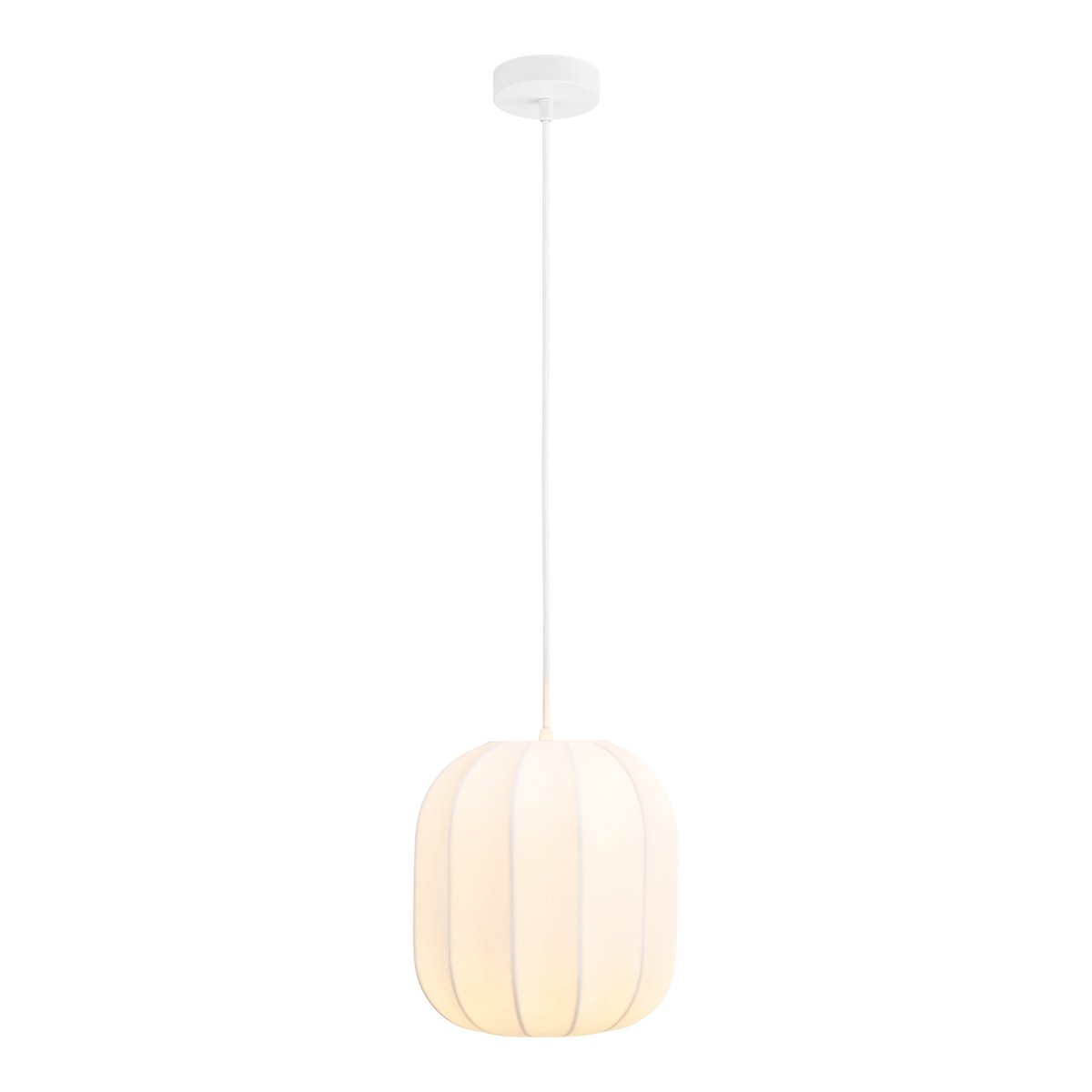 Suspension Coventry blanche Ø 25 × H 26 cm
