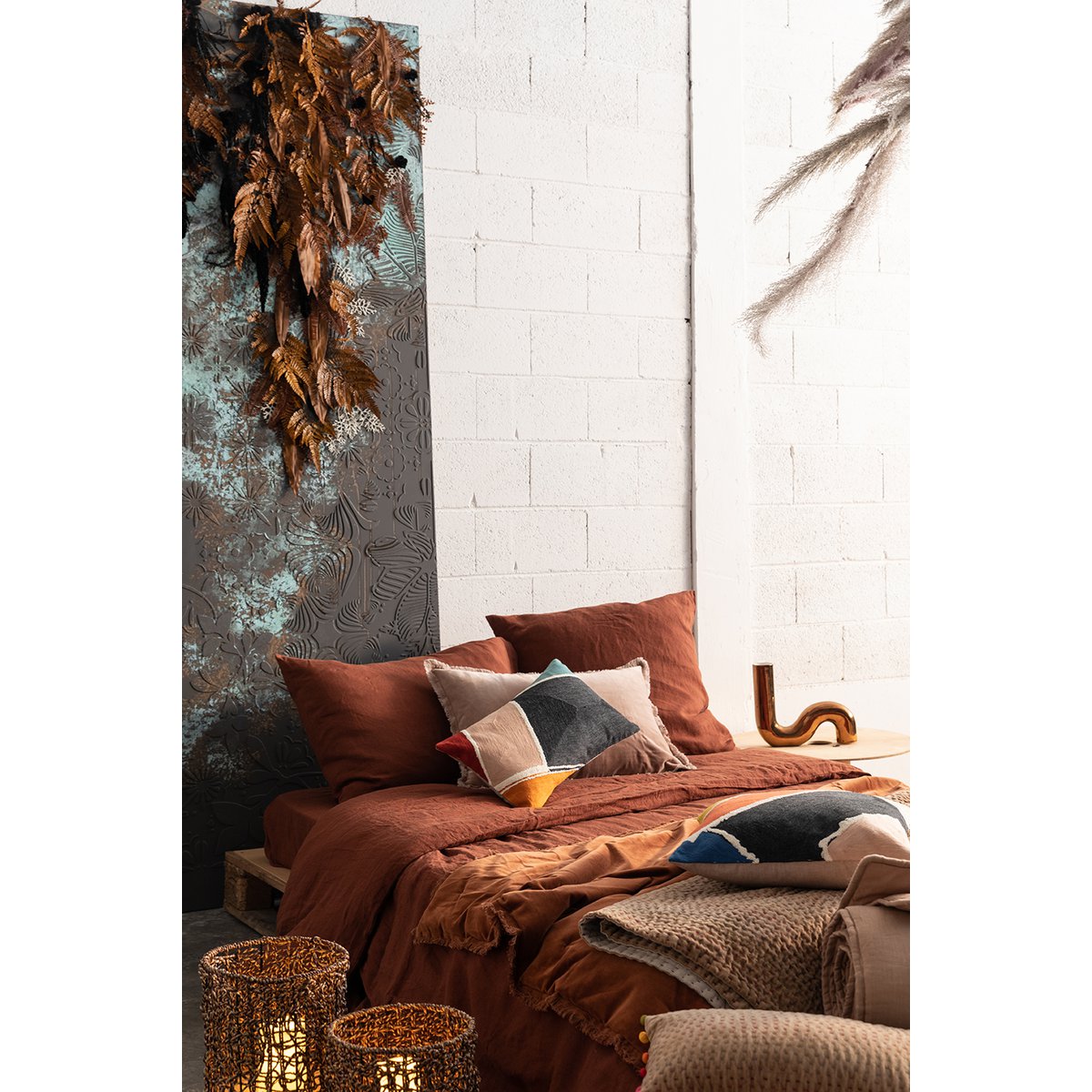 Édredon Fara Caramel 85 x 200