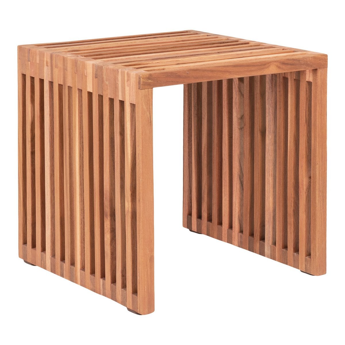 Pego – Table d’appoint en teck naturel – 40x40x40 cm