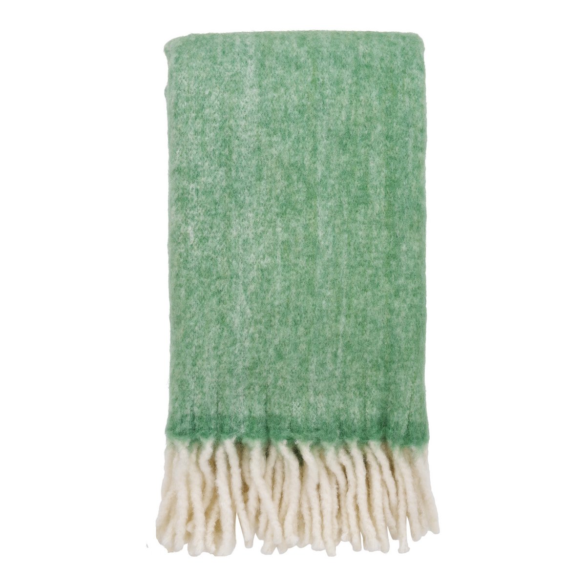 Plaid Carmel - Vert, Laine, 130x170 cm
