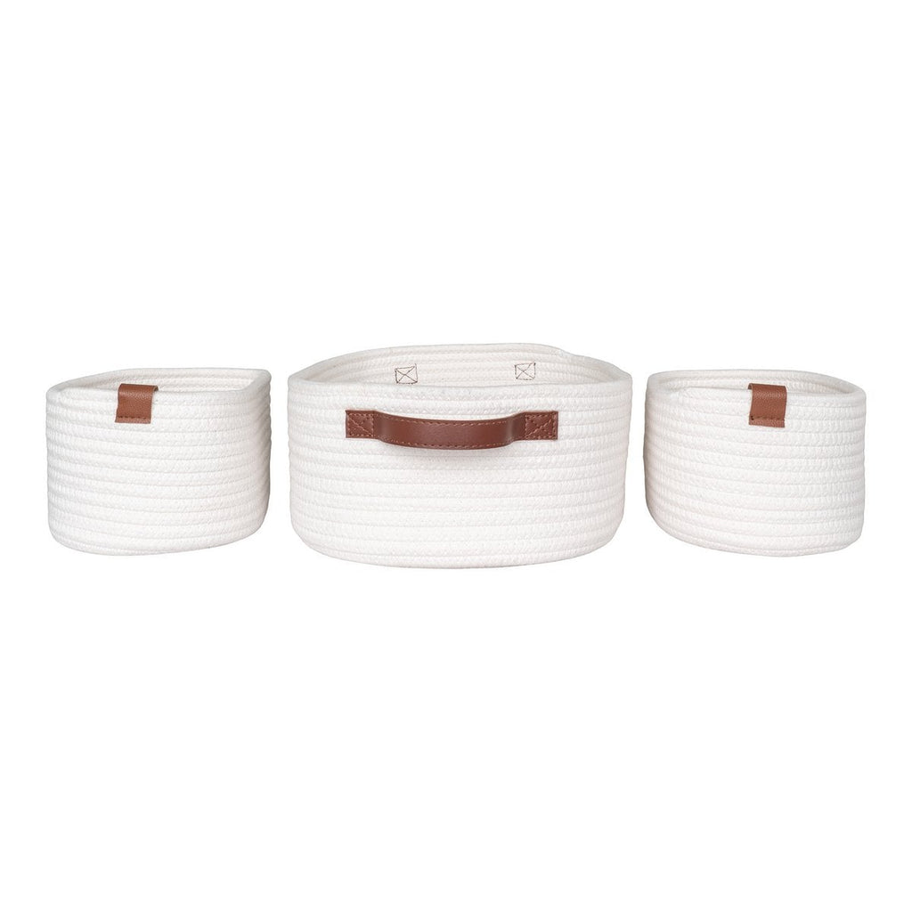 Paniers Jarana - Blanc, lot de 3