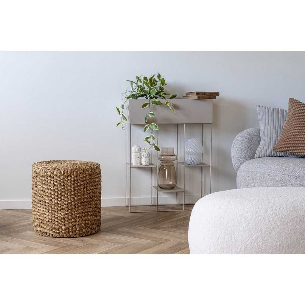 Pouf Rivera – Jonc de mer naturel