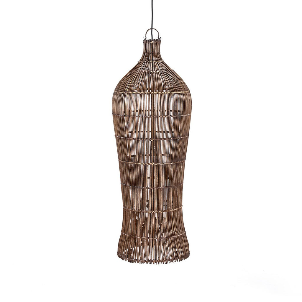 Suspension en bambou Oasis Tower – Noyer Foncé – XL | Bazar Bizar