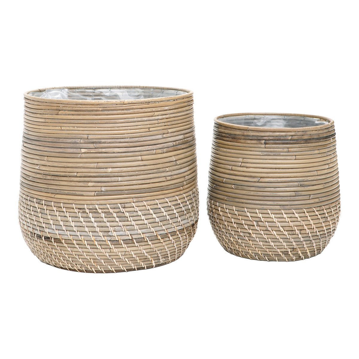 Paniers Moro - Rotin Kubu Naturel, Lot de 2