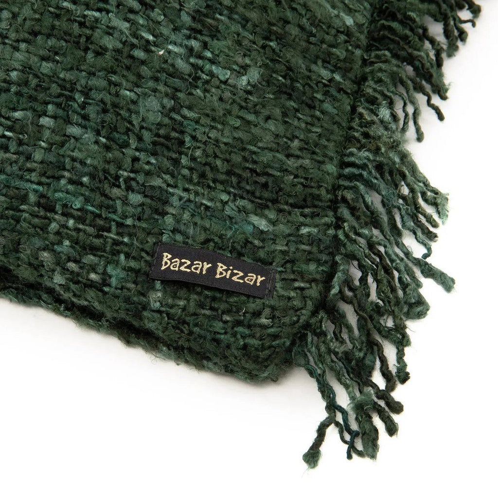 Housse de coussin Oh My Gee vert forêt 60 × 60 cm