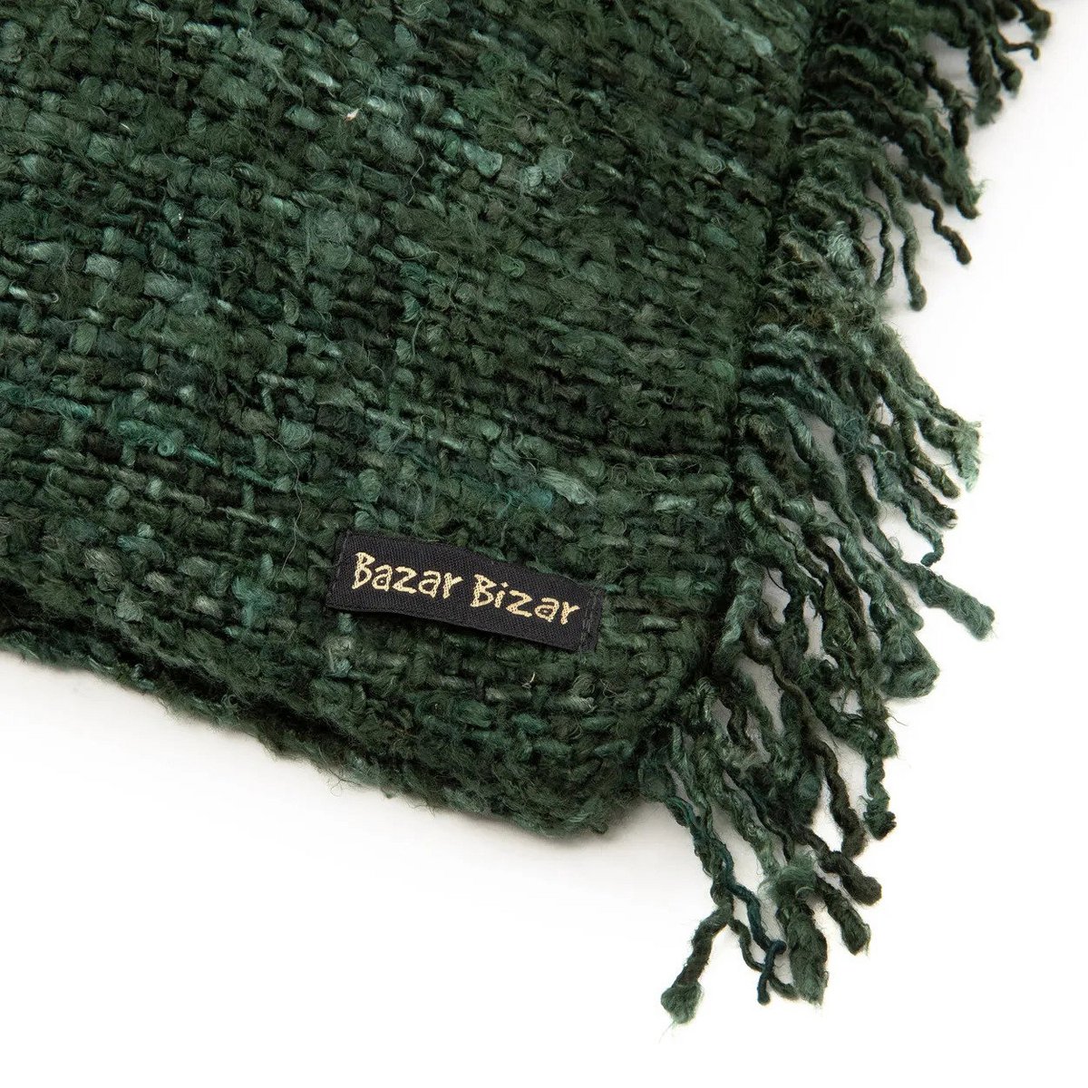 Housse de coussin Oh My Gee vert forêt 60 × 60 cm