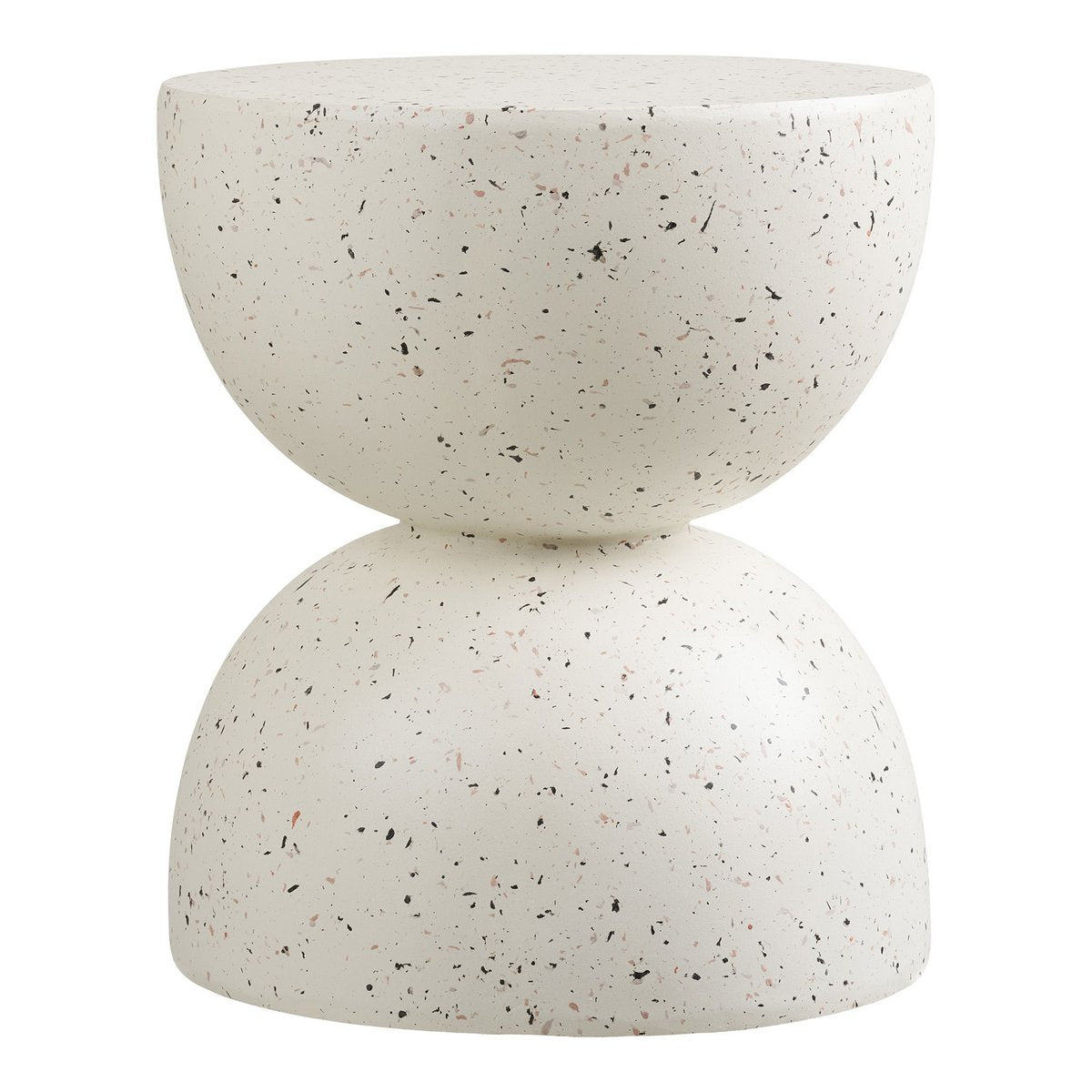 Table d'Appoint Bonita - Fiberclay Aspect Terrazzo, Ø40x45 cm