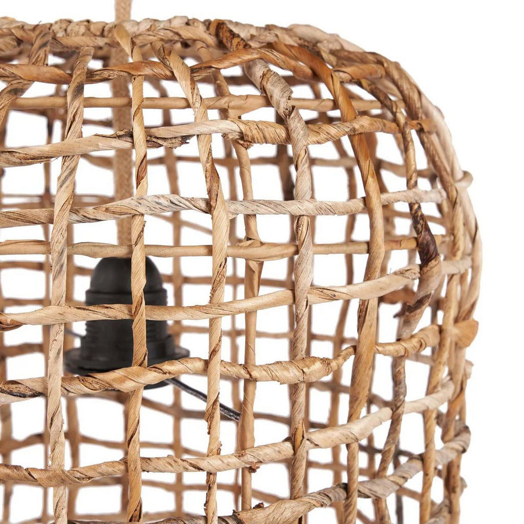 Suspension en feuille de bananier Kuso – Naturel – M | Bazar Bizar