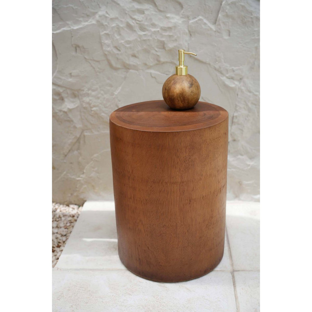 Tabouret en bois de munggour The Tribe – Naturel | Bazar Bizar