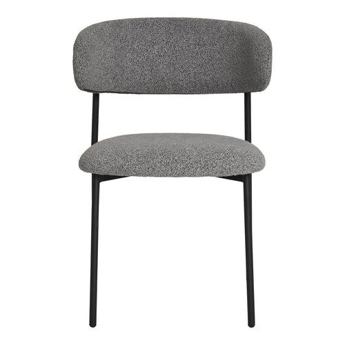 Chaise de Salle à Manger Mira - Gris Clair, 59x55x79,5 cm - Lot de 2