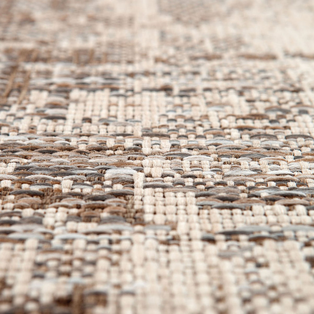 Tapis Catania 2 Outdoor Naturel – Diamètre 160 cm | Vivaraise