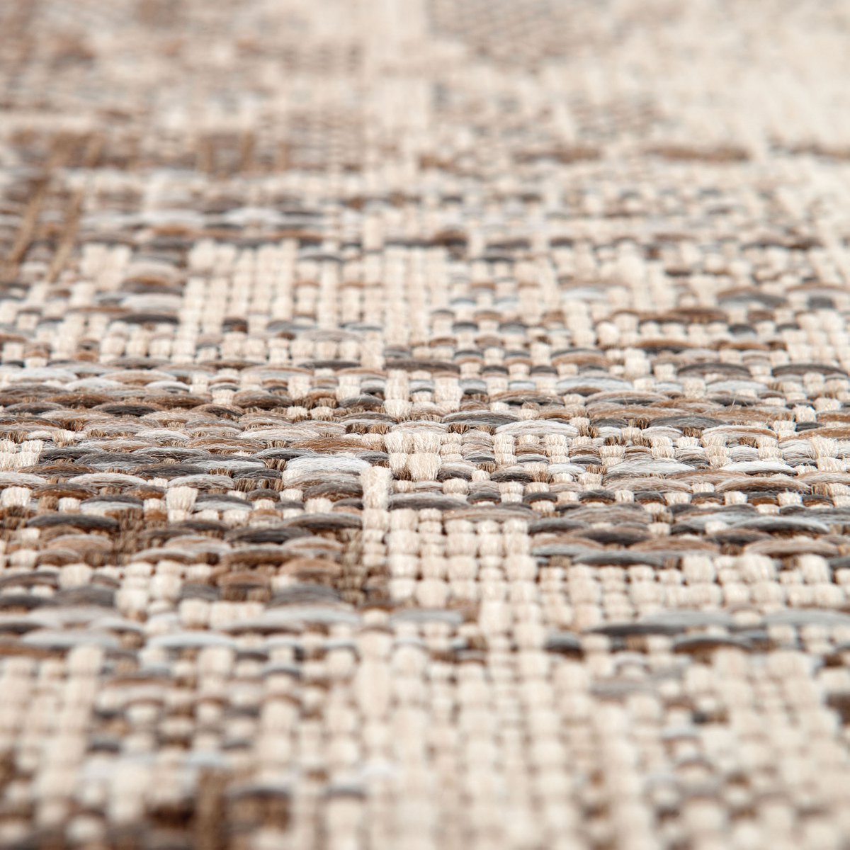 Tapis Catania 2 Outdoor Naturel – Diamètre 160 cm | Vivaraise