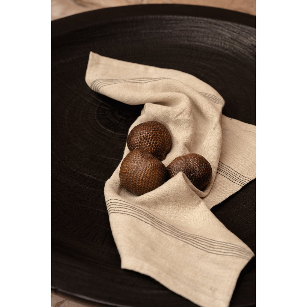 Bol décoratif en bois massif Bowlzilla – Noir – XL | Bazar Bizar