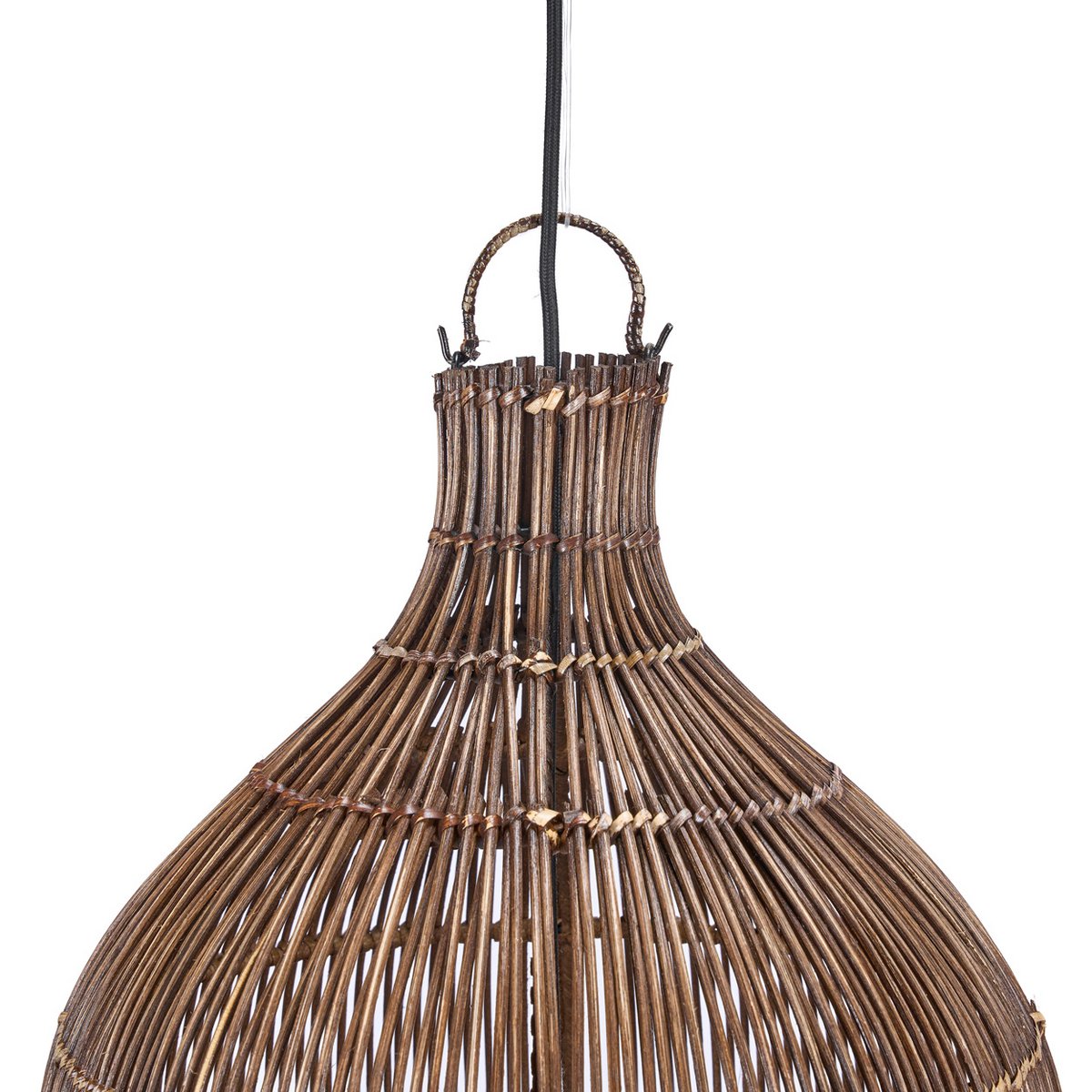 Suspension en bambou Oasis Tower – Noyer Foncé – XL | Bazar Bizar
