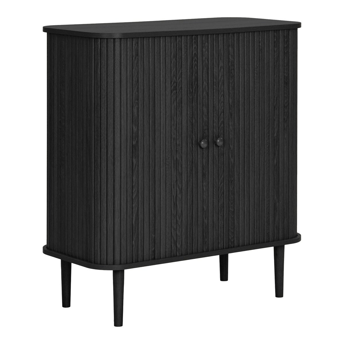 Buffet Nikko noir – 2 portes – 80 × 40 × 87 cm