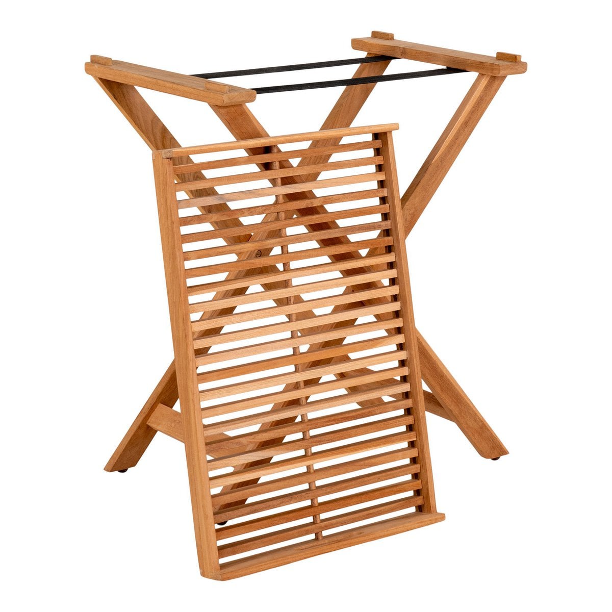 Table-Plateau Ronda - Teck Naturel, 60x40x70 cm