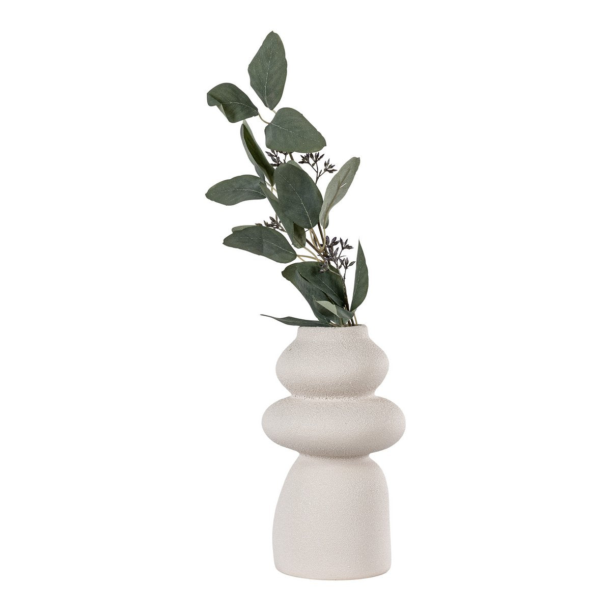 Vase - Beige, Grès, Ø14,5x26,5 cm