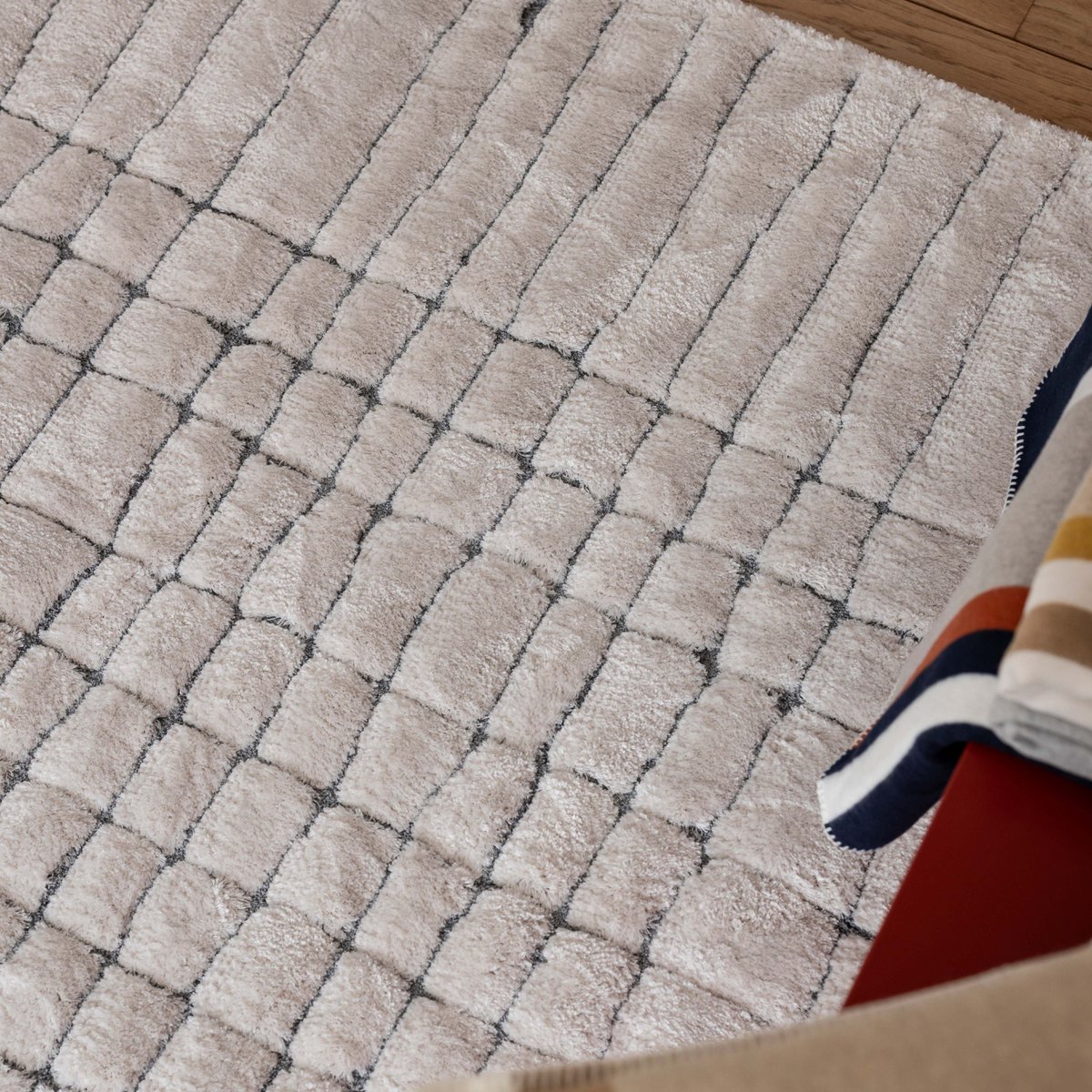 Tapis recyclé Antonio Neige 160 x 230