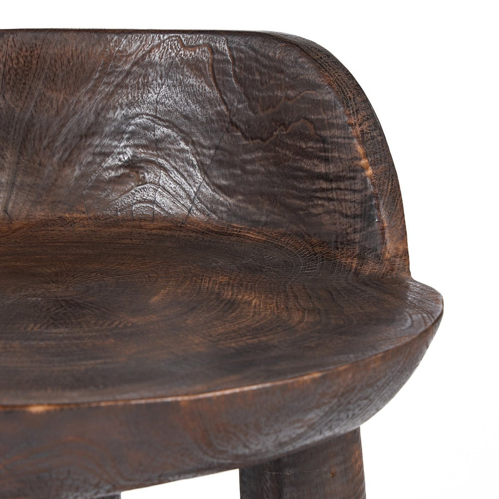 Chaise basse The Sit Happens – Noyer foncé | Bazar Bizar